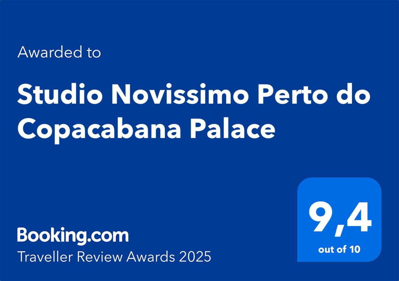 Studio Novissimo Perto Do Copacabana Palace Rio de Janeiro Eksteriør billede